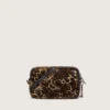 Mini Star Bag aus Ponyleder mit Animal-Print und Ton-in-Ton-Stern