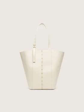 24/7-Tasche North South aus butterfarbenem Leder mit verstellbaren Griffen