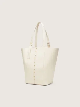 24/7-Tasche North South aus butterfarbenem Leder mit verstellbaren Griffen