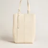 24/7-Tasche North South aus butterfarbenem Leder mit verstellbaren Griffen