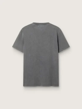 Anthrazitgraues Herren-Hemd mit Distressed-Optik