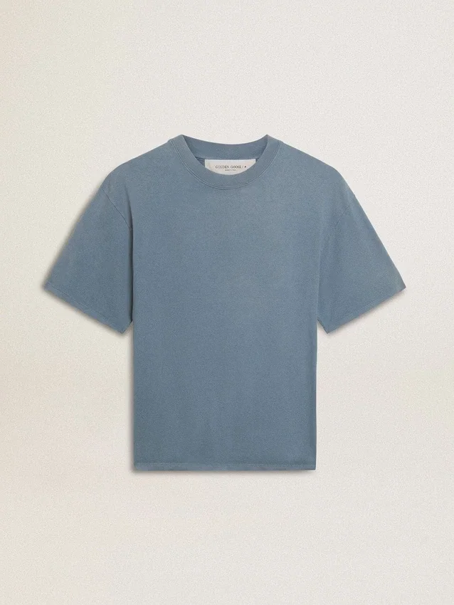 Babyblaues Hemd mit umgekehrtem Logo auf dem Rücken – Jersey Capsule