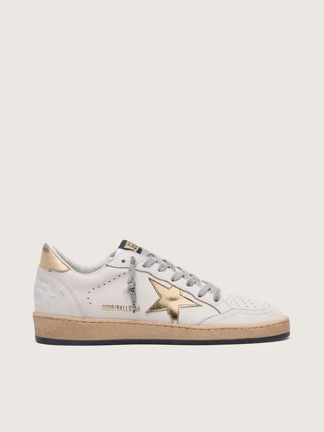 Ball Star für Damen mit goldenem Stern und Fersenlasche