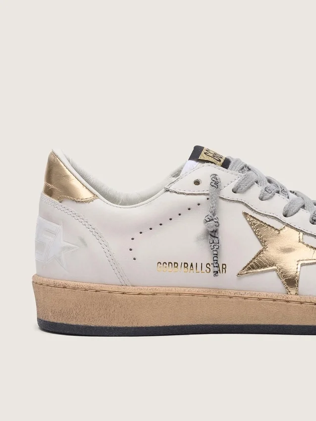 Ball Star für Damen mit goldenem Stern und Fersenlasche
