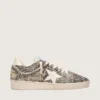Ball Star LTD für Damen aus Leoparden-Ponyfell mit cremefarbenem Lederstern