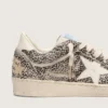 Ball Star LTD für Damen aus Leoparden-Ponyfell mit cremefarbenem Lederstern