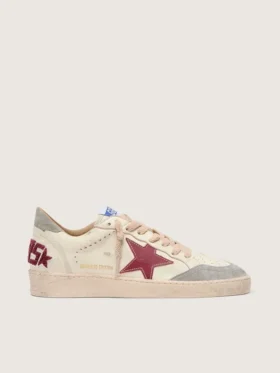 Ball Star LTD für Damen aus Nappa mit Lederstern und silberner Fersenlasche aus Wildleder