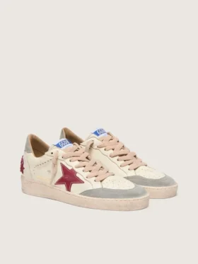 Ball Star LTD für Damen aus Nappa mit Lederstern und silberner Fersenlasche aus Wildleder
