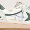 Ball Star LTD für Damen aus weissem Leder mit grünem Stern und Lederwaren