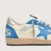 Ball Star LTD für Herren aus weissem Leder mit hellblauem Lederstern