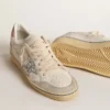 Ball Star mit Glitzerstern und rosa Wildleder-Fersenlasche
