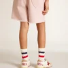Ball Star Young aus Nappa mit Nappa-Stern und rosa Wildleder-Fersenlasche
