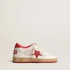 Ball Star Young aus Nappa mit rotem Lederstern und Fersenlasche