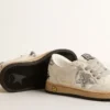 Ball Star Young aus Nappa mit silbernem Glitzerstern und Fersenlasche