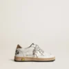 Ball Star Young mit goldmetallischem Lederstern und Fersenlasche