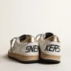 Ball Star Young mit goldmetallischem Lederstern und Fersenlasche
