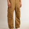 Beige-Khaki-Cargohose