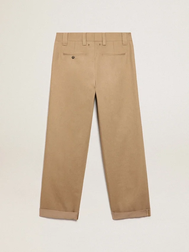 Beige-Khaki-Chinos aus der Golden Collection