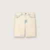 Bermudashorts für Herren aus hellem, sandfarbenem Denim