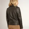 Bikerjacke für Jungen aus Leder im Used-Look