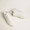 Bio-basierter Purestar für Damen mit weissem Stern und Fersenlasche mit Spiegeleffekt