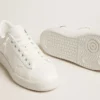 Bio-basierter Purestar für Damen mit weissem Stern und Fersenlasche mit Spiegeleffekt