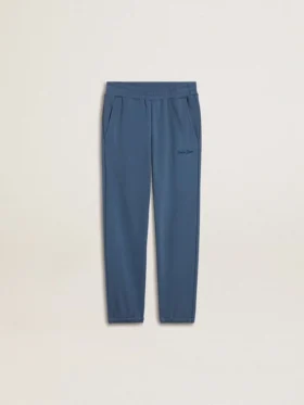 Blaue Jogginghose für Kinder mit Stickerei