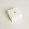 Buchstabe-S-Anhänger aus goldfarbenem Messing mit Kristallen