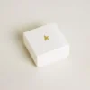 Buchstaben-H-Anhänger aus goldfarbenem Messing mit Kristallen