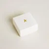 Buchstaben-L-Anhänger aus goldfarbenem Messing mit Kristallen
