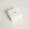Buchstaben-T-Anhänger aus goldfarbenem Messing mit Kristallen