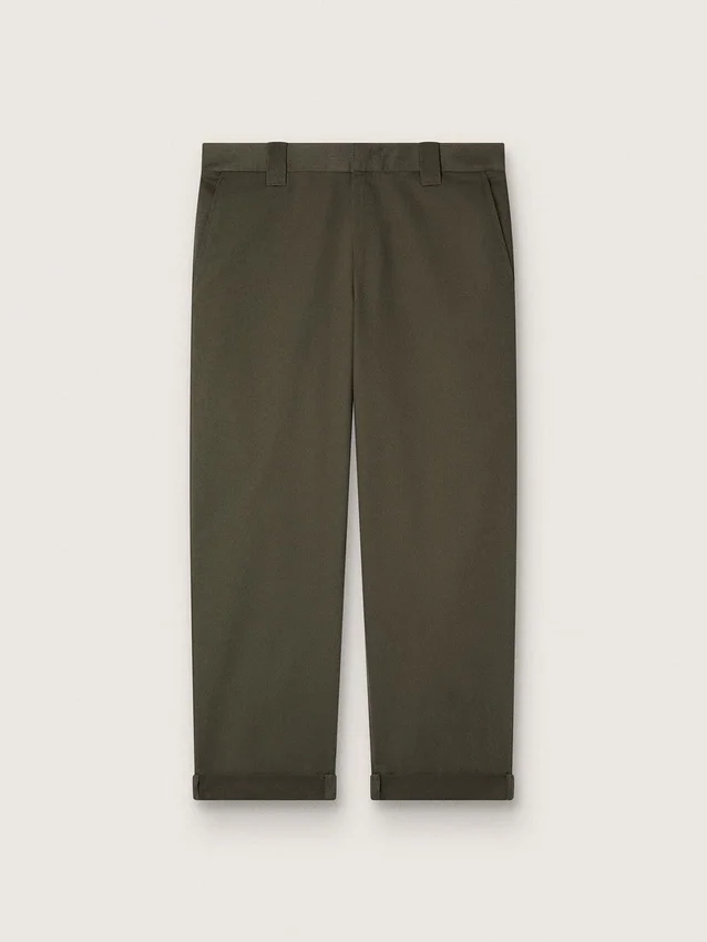Chinos in Militärgrün aus der Golden Collection