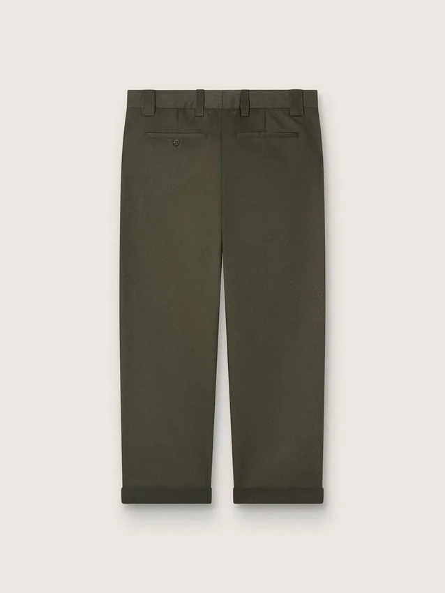 Chinos in Militärgrün aus der Golden Collection