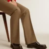 Chunky-Loafer für Damen aus schwarzem Leder mit Nieten