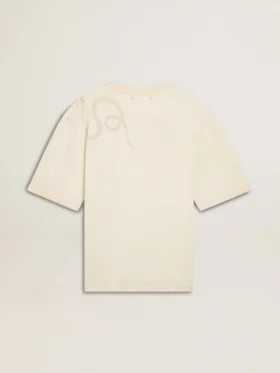 CNY T-Shirt in Worn-White mit lockerer Passform