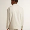 Coach-Jacke für Herren aus einer Wollmischung in Khaki
