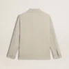 Coach-Jacke für Herren aus einer Wollmischung in Khaki