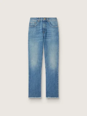 Cropped-Flared-Jeans für Damen mit mittlerer Waschung