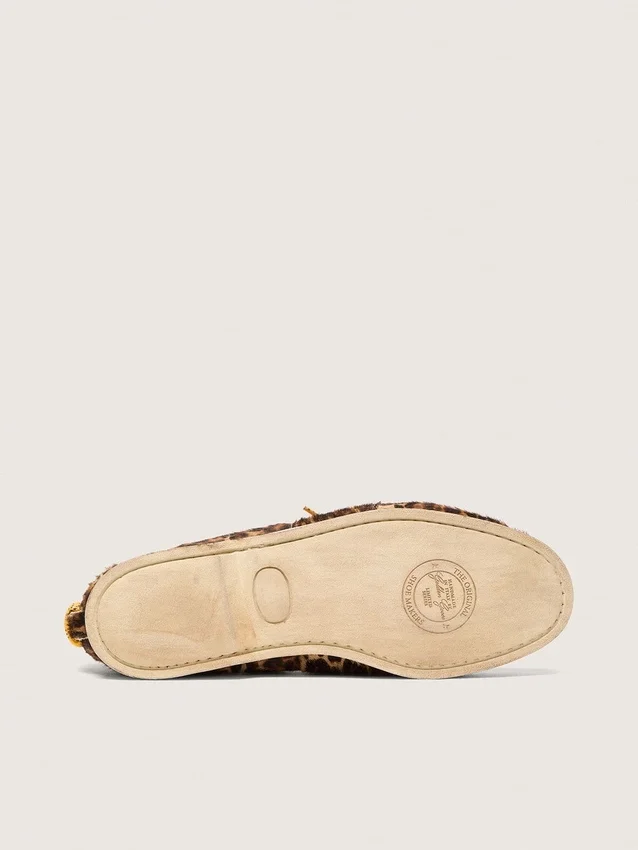 Cruise-Loafer für Damen aus Ponyleder mit Leopardenmuster