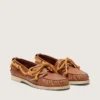 Cruise-Loafer für Damen aus tabakfarbenem Leder