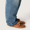 Cruise-Loafer für Damen aus tabakfarbenem Leder