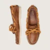 Cruise-Loafer für Damen aus tabakfarbenem Leder