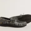 Cruise Teen Loafer aus schwarzem Leder mit Distressed-Effekt