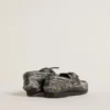 Cruise Teen Loafer aus schwarzem Leder mit Distressed-Effekt