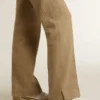 Dad-Star für Damen aus Mesh und weissem Wildleder mit goldfoliertem Stern