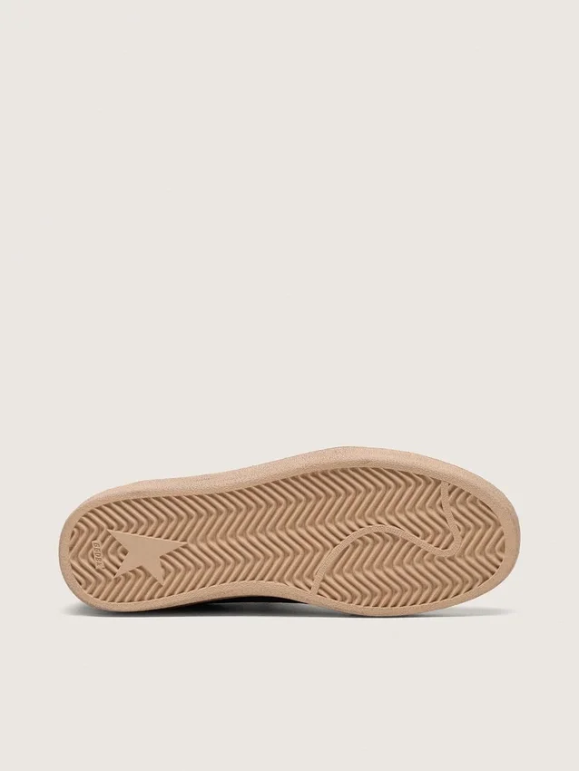 Damen-Ball Star aus dunkelblauem Wildleder mit dunkelblauem Glitzerstern