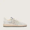 Damen-Ball Star mit Swarovski-Kristallen und grauem Wildlederstern