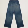 Damen-Jeans mit weitem Bein und mittlerer Waschung zum chinesischen Neujahr