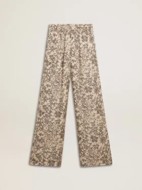 Damen-Jogginghose mit Blumenprint