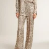 Damen-Jogginghose mit Blumenprint